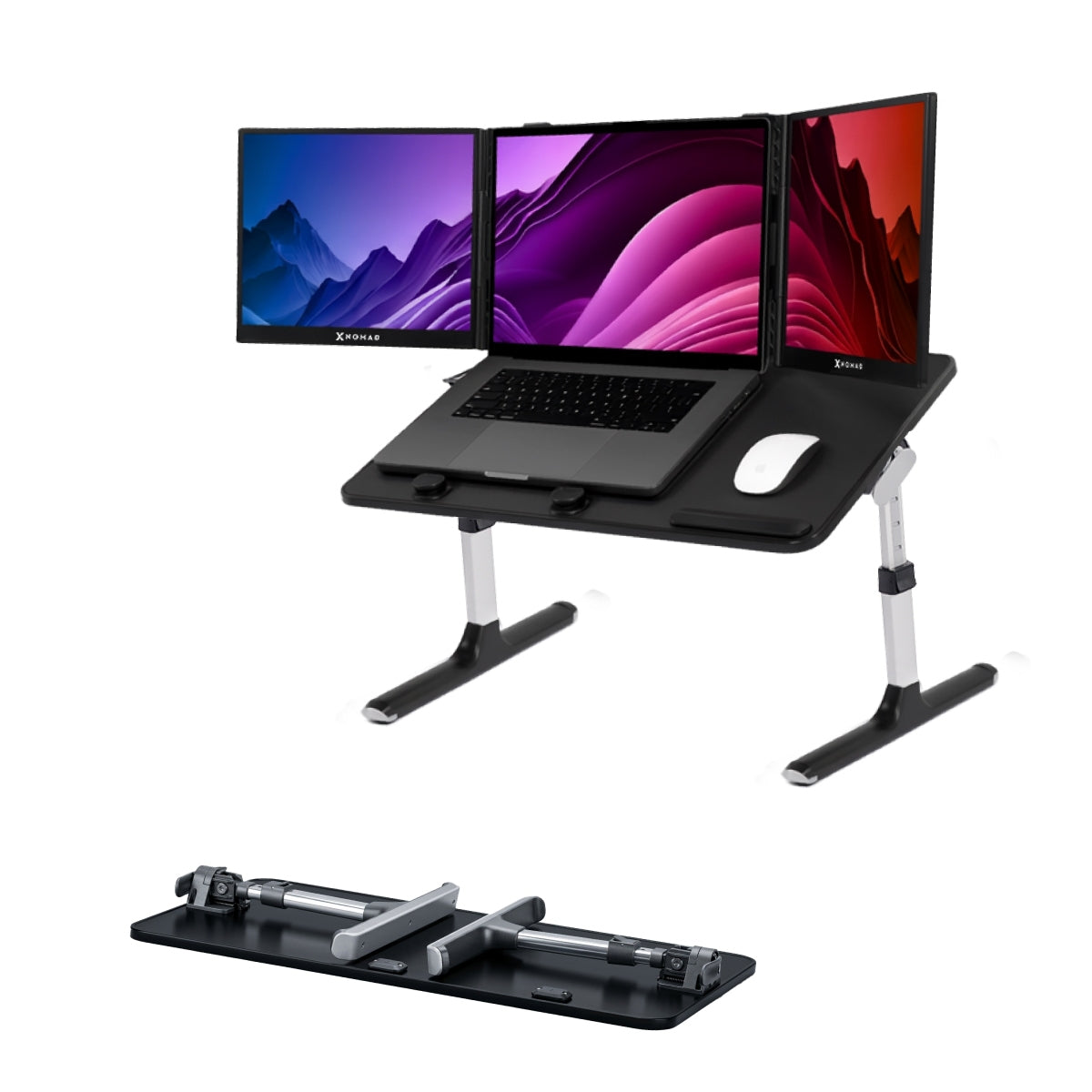 Airdesk® Table de télétravail pliante ergonomique
