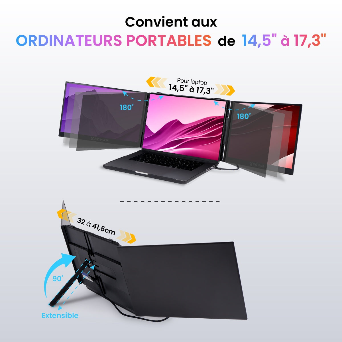X4 Pro Max® Double Écran 15,3"