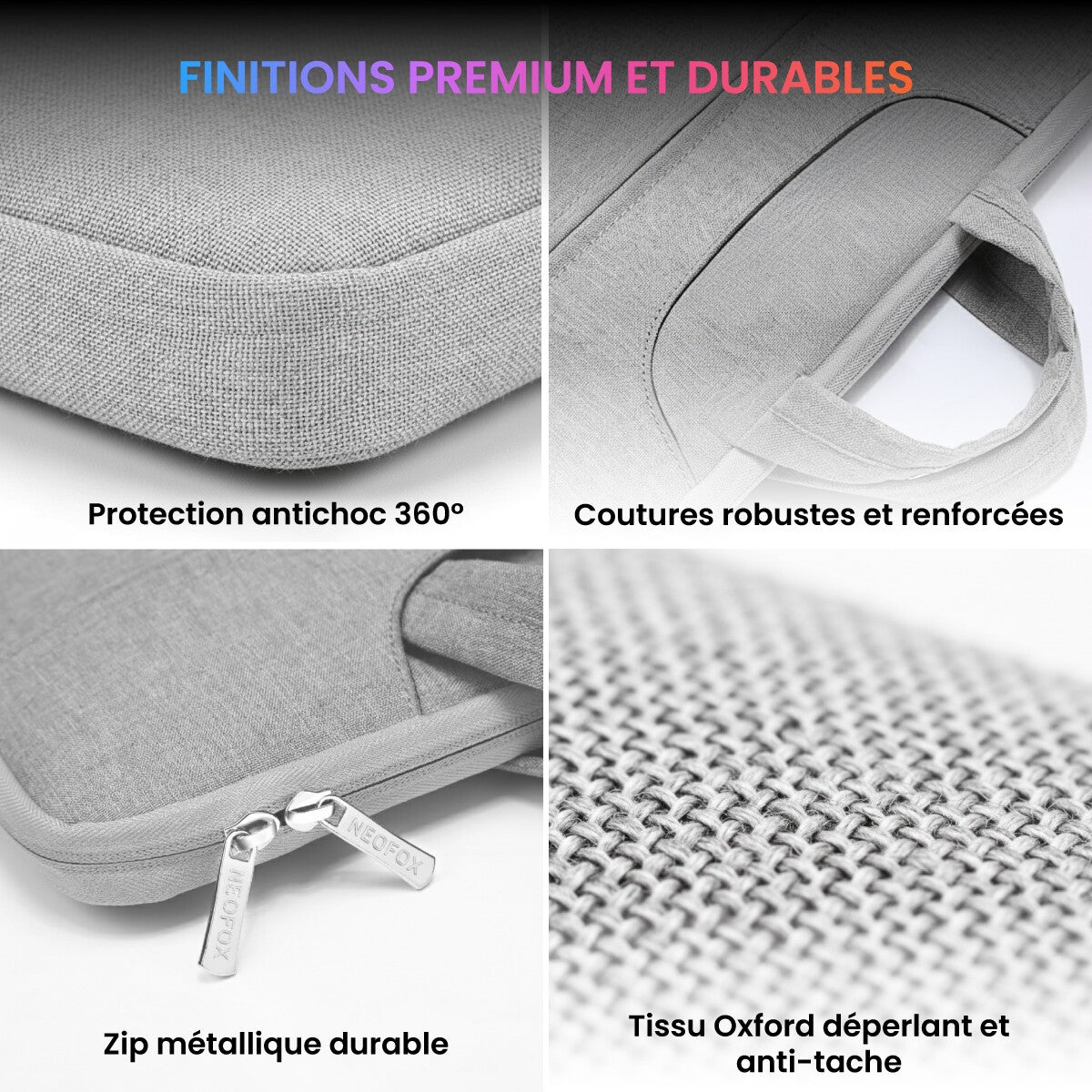 Premium Laptop Sleeve – Heavy-Duty Drop Protection & Plush Interior Lining