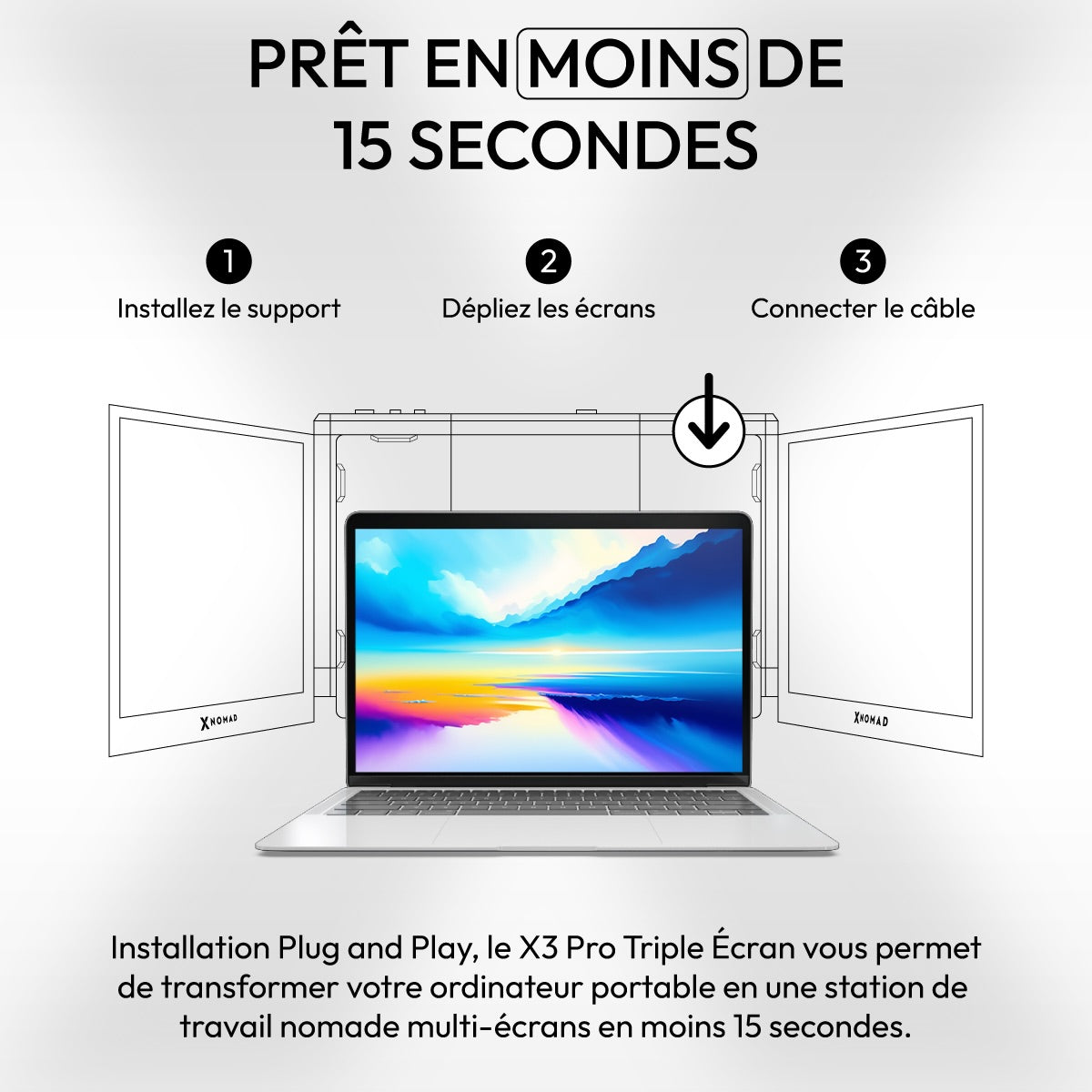 X3 Pro® Dual 13.3" Portable Display | Elevate Your Comfort & Productivity