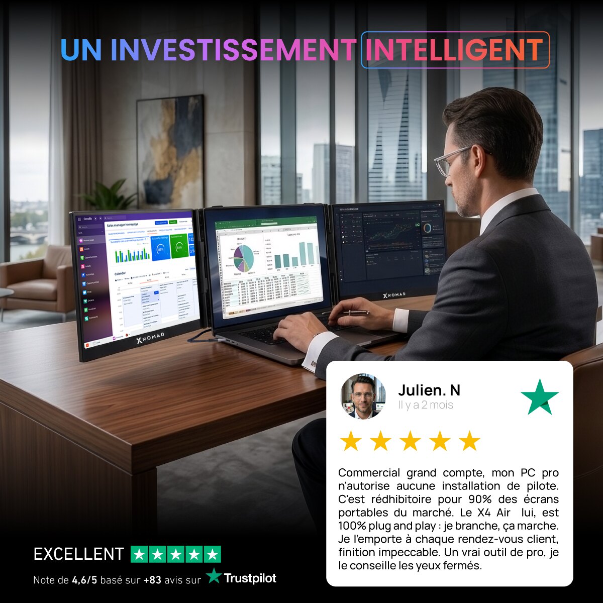 X4 Air® 15.3" Dual Screen