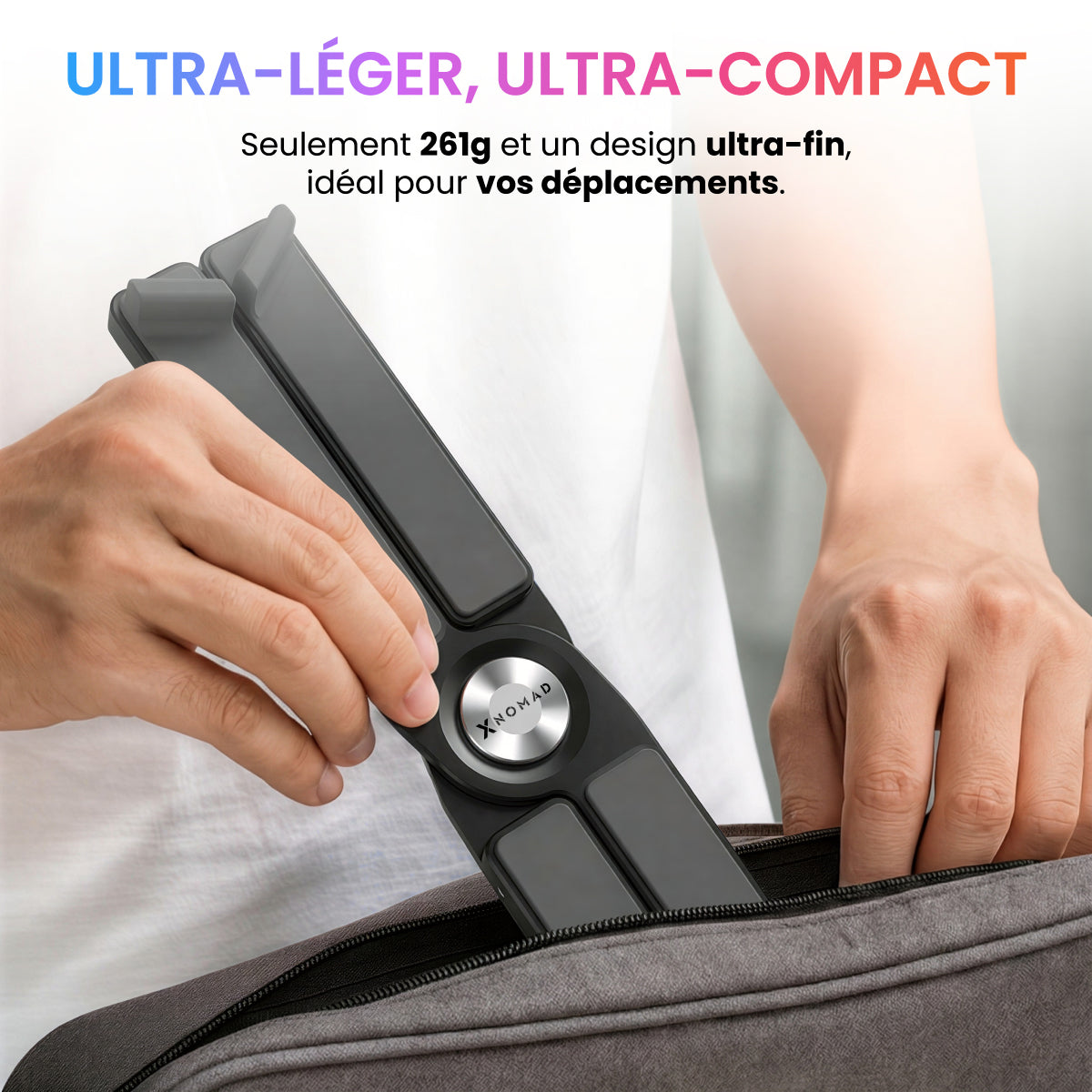 Airstand® Support ordinateur portable aluminium pliable - MacBook & PC de  10 à 16" - 7 positions - Confort optimal