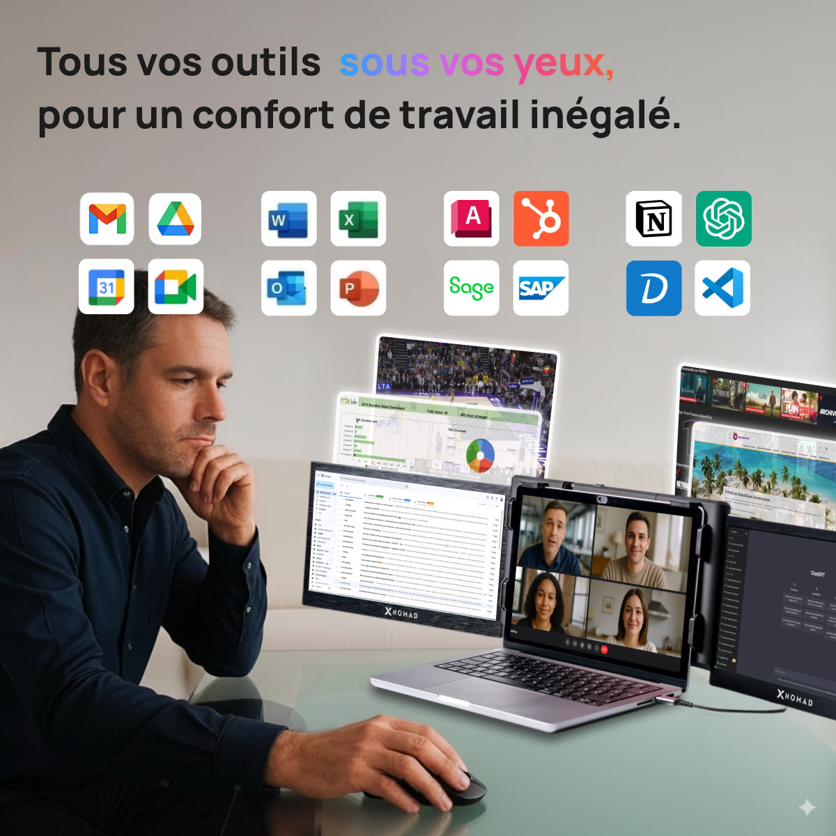 X3 Pro® Triple Screen