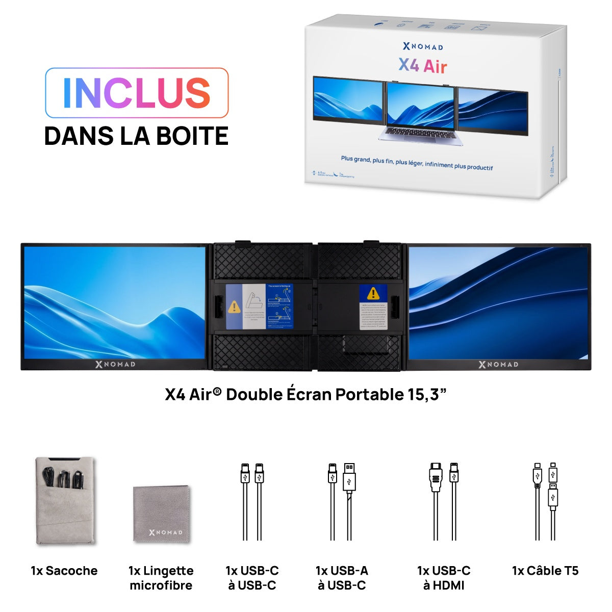 X4 Air® 15.3" Dual Screen