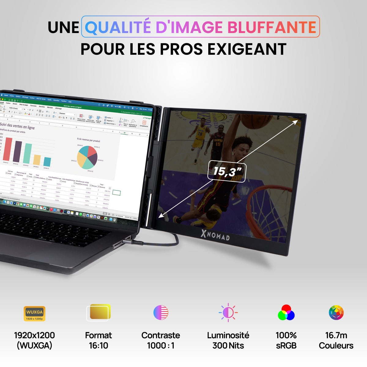 X4 Air® 15.3" Dual Screen